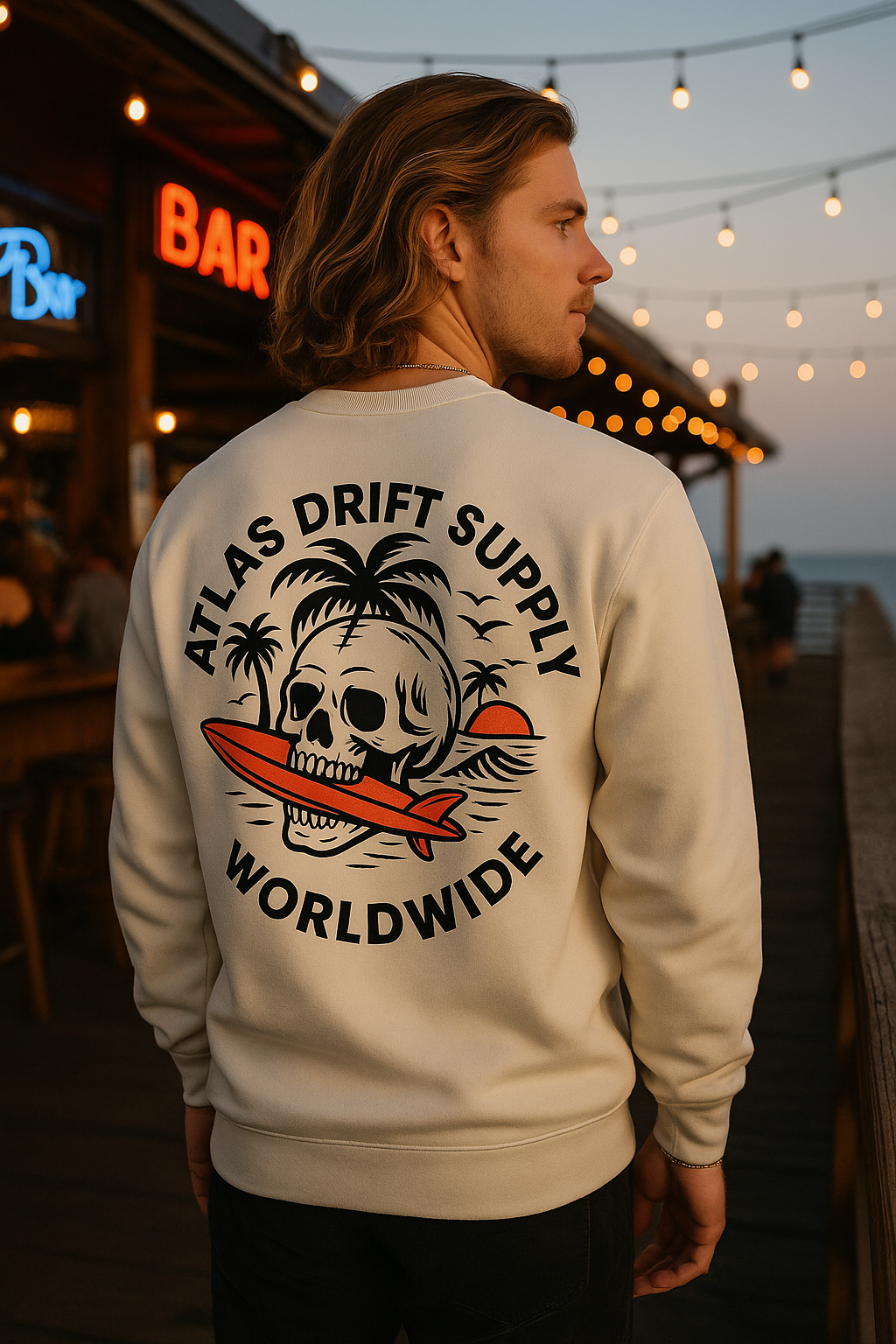 Atlas Drift Supply “Worldwide” Premium Sweatshirt